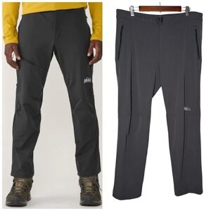 REI Co-Op Regular Fit Gray Pants Mens 38x32 Activator Stretch Hiking Outdoors